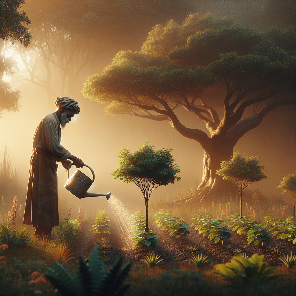 Терпеливый полив: Искусство постоянства в отношениях с миром